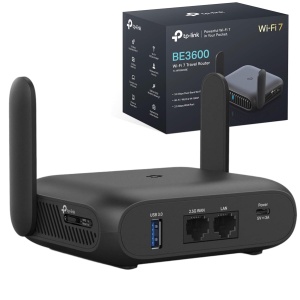 Router Wi-Fi 7 TP-Link TL-WR3602BE, Dual-Band, 2,5G WAN, Powerbank