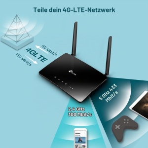 Router WiFi TP-Link Archer MR402 4G LTE AC1200Mbps Dual Band - Img 5