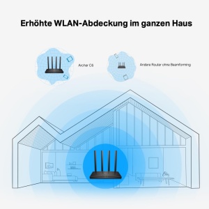 Router WLAN TP-Link Archer C6 Dual-Band AC1200, 867 Mbits 5GHz, 4 Porturi Gigabit - Img 5