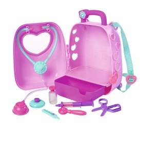 Rucsac 2-in-1 Simba Pamper Petz Vetpack Kit Veterinar cu Accesorii Roz pentru Copii 3 - Img 3