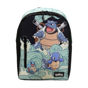 Rucsac CYPBRANDS Squirtle pentru copii, 34 x 44 cm, 1 bucata, verde, Talla unica, rucsac pentru baieti, adaptabil la carucior Pokemon, Squirtle