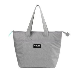 Rucsac frigorific IGLOO Print Essential 9L, gri, pliabil, pentru birou si picnic