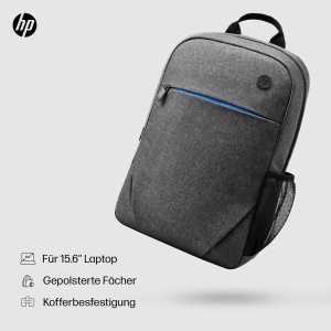 Rucsac laptop HP Prelude 156 inch gri material rezistent impermeabil - Img 2