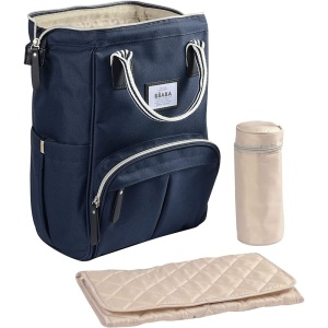 Rucsac multifunctional BEABA Wellington compartimente multiple albastru - Img 8