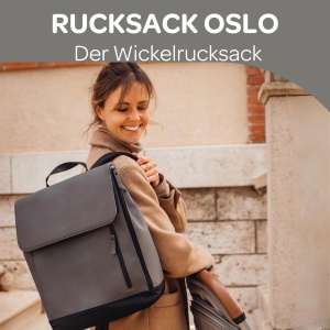Rucsac pentru Parinti Beaba Oslo, 19L, Waterproof, 11 Buzunare, Anthrazit - Img 2