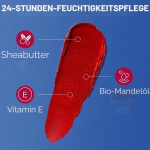 Ruj hidratant NIVEA Caring Beauty 3in1 Red 4,8g - SPF 30, 24h hidratare - Img 4