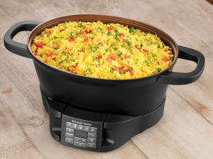 Russell Hobbs Multicooker 6.5l [Afisaj digital] 8 functii de gatit (aragaz lent, abur, aragaz de orez, caserola, aragaz sous vide, aragaz, recipient de incalzire, aragaz lent) Poate fi spalat in masina de spalat vase 28270-56 - Img 3
