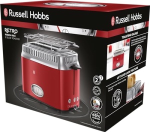 Russell Hobbs Retro Toaster 21680-56 Rosu 1300W Functie Lift and Look - Img 11