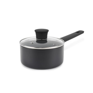 Russell Hobbs RH02839EU7 Cratita antiaderenta de 16 cm - Oala cu inductie, capac din sticla securizata si iesire de abur, performanta ridicata, usor de curatat, fara ulei, maner moale la atingere, garantie de 5 ani, colectia Shield