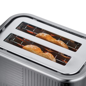 Russell Hobbs Toaster Geo Steel 25250-56 Gri 1640W Functie Lift and Look - Img 6