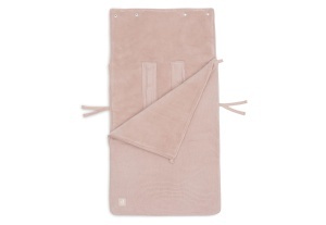 Sac de dormit pentru bebelusi Jollein Basic Knit, roz, cu fleece interior, pentru scaune auto si carucioare - Img 3