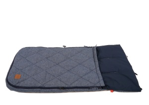 Sac de dormit pentru copii Kaiser Nikko, 100 bumbac, 89 x 40 cm, navy melange - Img 3