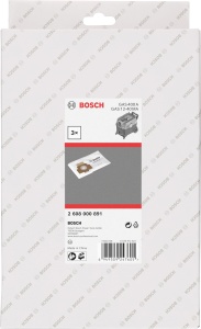 Sac de filtrare Bosch PRO pentru aspirator GAS 400 A si GAS 12-40 MA, 3 bucati - Img 2