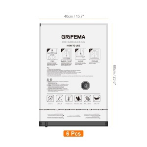 Sac de vidat GRIFEMA GH83-4, set 6 bucati, 60x40 cm, rezistent la umiditate - Img 8