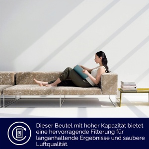 Sac vacuum Electrolux E210S, 3 saci XXL, 5 litri, filtrare optima, alb - Img 4