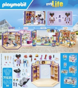 Salon de Coafura PLAYMOBIL MyLife 71535, cu Accesorii si Figurine, pentru Copii de la 5 Ani - Img 5