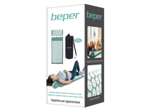 Saltea de acupresiune Beper C301ACC001 cu 7000 puncte, din bumbac, cu sac de transport - Img 5