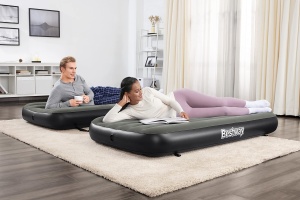 Saltea gonflabila Bestway TriTech Connect and Rest 3-in-1 188x99x25 cm Gri - Img 2