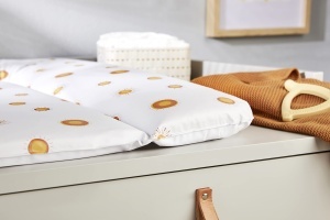 Saltea pentru schimbat scutece Rotho Babydesign Boho Sun, 85 x 72 cm, impermeabila - Img 4