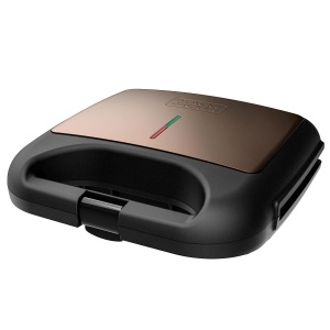 Sandwich Maker BLACKDECKER BXSA753 750W Placi Antiaderente Compact si Usor de Depozitat