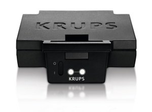Sandwich Maker KRUPS FDK461, 850W, Placi ceramice antiaderente, Negru