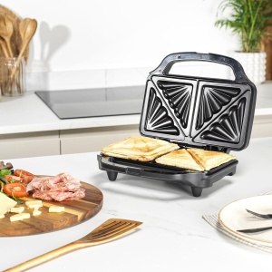 Sandwich Maker Salter EK2017TFVDE, 900W, Antihaft, Capacitate 2 Sandwichuri - Img 6