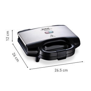 Sandwich maker Tefal, placi antiaderente, depozitare verticala, siguranta termica - Img 6