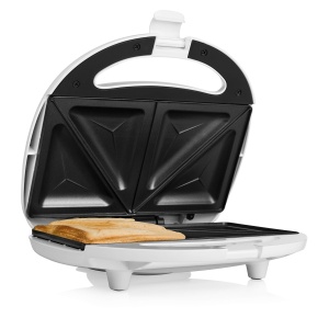 Sandwich Maker Tristar SA-3052, 750W, Placi antiaderente, Alb - Img 2