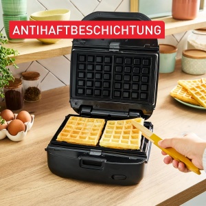 Sandwich si Waffeleisen Tefal Snack Collection SW8674F0, 700 W, NegruAlbastru - Img 6