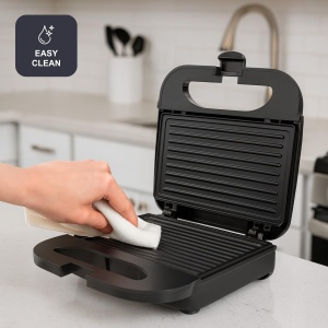 Sandwichmaker BLACKDECKER BXSA752 750W Placi Antiaderente Compact - Img 7