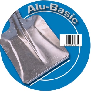 Sapa din aluminiu Kerbl 36 cm, model 2967, cu margine zincata - Img 2