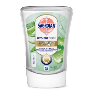 Sapun lichid Sagrotan Aloe Vera, 5 x 250 ml, pentru dozator automat - Img 2