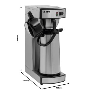 Saro THERMO 24 Cafetiera Profesionala 22 L Pompa Isolatoare Inox - Img 5