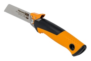 Saw pliabila Fiskars Pro, lungime lama 15 cm, 19 TPI, negruorange - Img 4