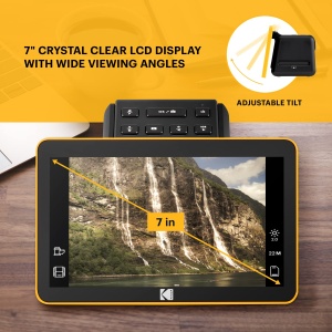 Scanner digital Kodak Slide N Scan RODFS70, 22MP, ecran LCD 7, negru - Img 5