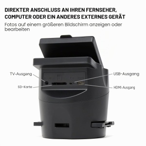 Scanner film digital KODAK RODFS35, 14MP, display 3.5 inch, negru - Img 4