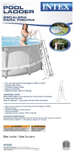 Scara de siguranta Intex 28077, pentru piscine de 132 inaltime, gri - Img 8