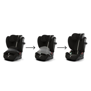 Scaun auto copii CYBEX Pallas G2 i-Size Plus 2-in-1 Moon Black 9-50 kg - Img 4