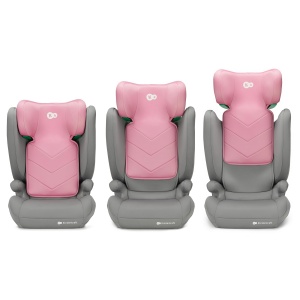 Scaun auto copii Kinderkraft I-SPARK i-Size, 3.5-12 ani, 15-36 kg, Roz - Img 4