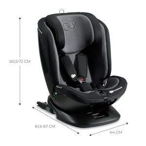 Scaun auto copii Kinderkraft XPEDITION2 i-Size 0-36 kg rotire 360deg Isofix negru - Img 12