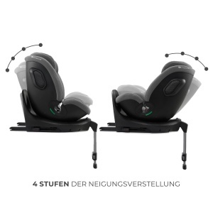 Scaun auto copii Kinderkraft XRIDER2 i-Size 0-25 kg 360deg rotativ Isofix Gri - Img 5