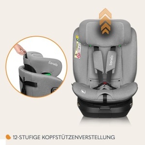 Scaun auto copii Lionelo Brave i-Size 360deg Rotativ ISOFIX R129 - Img 5