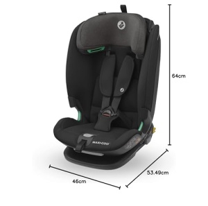 Scaun auto copii Maxi-Cosi Titan Plus i-Size 15 luni-12 ani Protectie laterala G-CELL Negru - Img 12