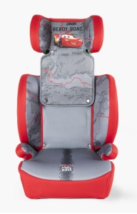 Scaun auto copii Tataway Disney Cars, 15-36 kg, rosu-gri, reglabil - Img 3