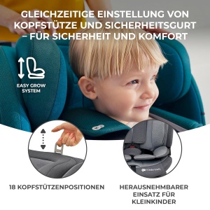 Scaun auto Kinderkraft ONETO3 i-Size 76-150 cm, 9-36 kg, Negru - Img 8