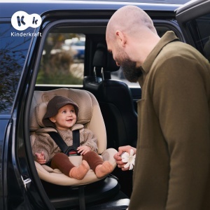 Scaun auto Kinderkraft XPEDITION 3 I-SIZE 40-150 cm, Rotativ 360, Negru - Img 2