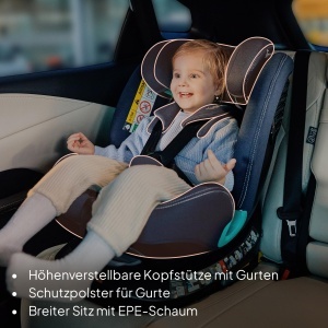 Scaun auto Lionelo Bastiaan i-Size 360 rotativ, 40-150 cm, ISOFIX - Img 8
