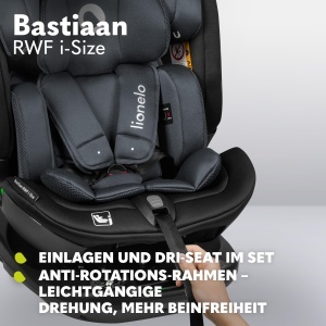 Scaun Auto Lionelo Bastiaan RWF 0-36 kg Rotire 360deg ISOFIX i-Size R129 - Img 7
