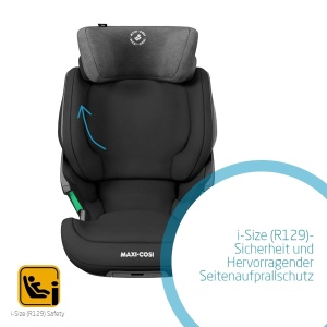Scaun Auto Maxi-Cosi Kore i-Size, 3.5-12 ani, 100-150 cm, Negru - Img 5