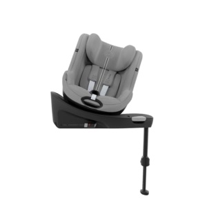 Scaun auto pentru copii CYBEX Gold Sirona G i-Size Plus, Fara baza, De la aproximativ 3 luni pana la 4 ani, Max. 19 kg, 61 - 105 cm (De la nastere / 40 cm cu insertie pentru nou-nascut), Gri piatra - Img 6